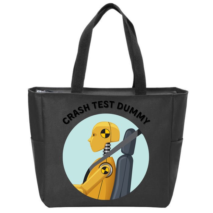 Funny I Do My Own Stunt Break Fix Repeat Crash Test Dummy Zip Tote Bag