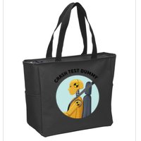 Funny I Do My Own Stunt Break Fix Repeat Crash Test Dummy Zip Tote Bag