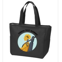 Funny I Do My Own Stunt Break Fix Repeat Crash Test Dummy Zip Tote Bag