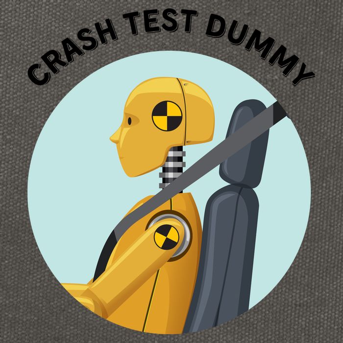 Funny I Do My Own Stunt Break Fix Repeat Crash Test Dummy Cotton Canvas Backpack