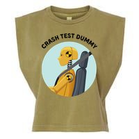 Funny I Do My Own Stunt Break Fix Repeat Crash Test Dummy Garment-Dyed Women's Muscle Tee