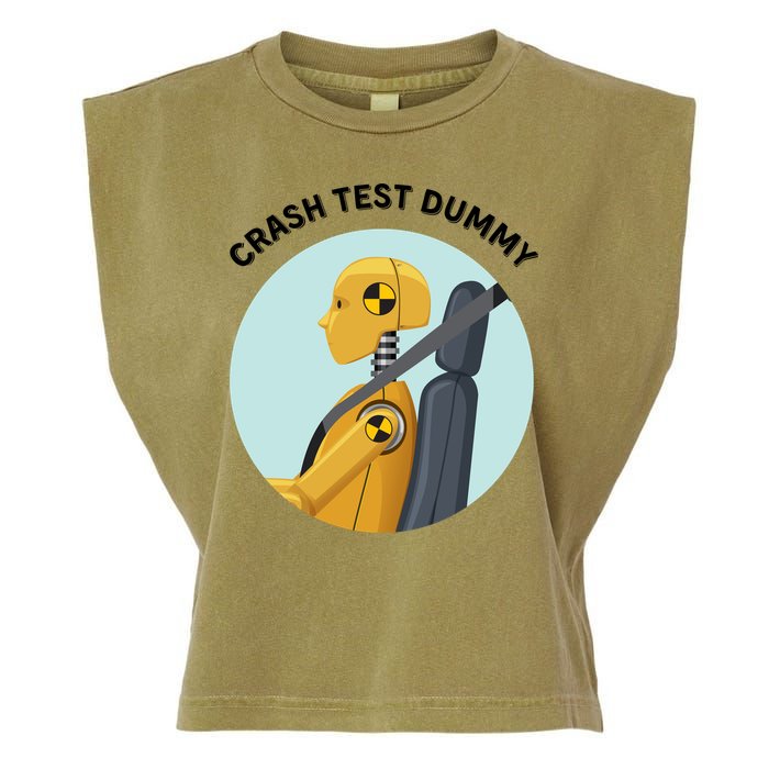 Funny I Do My Own Stunt Break Fix Repeat Crash Test Dummy Garment-Dyed Women's Muscle Tee