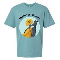 Funny I Do My Own Stunt Break Fix Repeat Crash Test Dummy Sueded Cloud Jersey T-Shirt