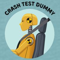 Funny I Do My Own Stunt Break Fix Repeat Crash Test Dummy Sueded Cloud Jersey T-Shirt
