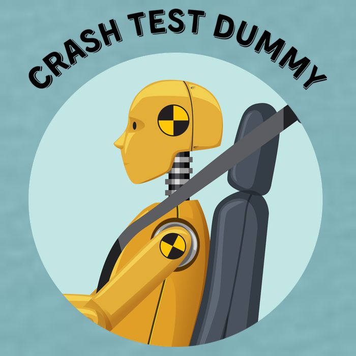 Funny I Do My Own Stunt Break Fix Repeat Crash Test Dummy Sueded Cloud Jersey T-Shirt