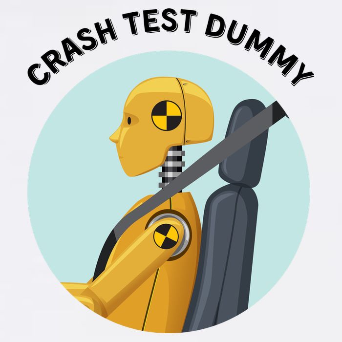 Funny I Do My Own Stunt Break Fix Repeat Crash Test Dummy Garment-Dyed Sweatshirt