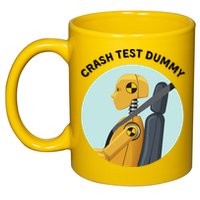 Funny I Do My Own Stunt Break Fix Repeat Crash Test Dummy 11oz C Handle Ceramic Mug
