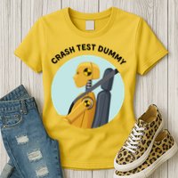 Funny I Do My Own Stunt Break Fix Repeat Crash Test Dummy Womens T-Shirt