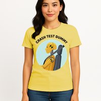 Funny I Do My Own Stunt Break Fix Repeat Crash Test Dummy Womens T-Shirt