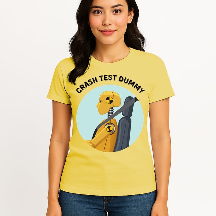Funny I Do My Own Stunt Break Fix Repeat Crash Test Dummy Womens T-Shirt