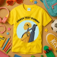 Funny I Do My Own Stunt Break Fix Repeat Crash Test Dummy Kids T-Shirt