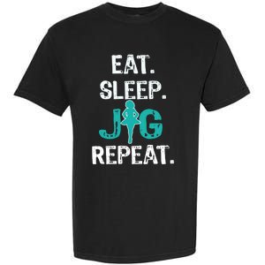 Funny Irish Dance Gift Cool Gift Eat Sleep Jig Repeat Garment-Dyed Heavyweight T-Shirt