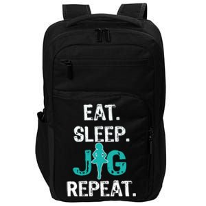 Funny Irish Dance Gift Cool Gift Eat Sleep Jig Repeat Impact Tech Backpack