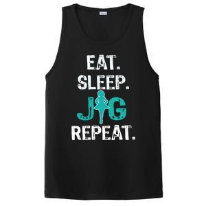 Funny Irish Dance Gift Cool Gift Eat Sleep Jig Repeat PosiCharge Competitor Tank