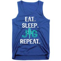 Funny Irish Dance Gift Cool Gift Eat Sleep Jig Repeat Tank Top