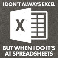 Funny I Don't Always Excel But When I Do It's At Spreadsheets Cotton Canvas Backpack