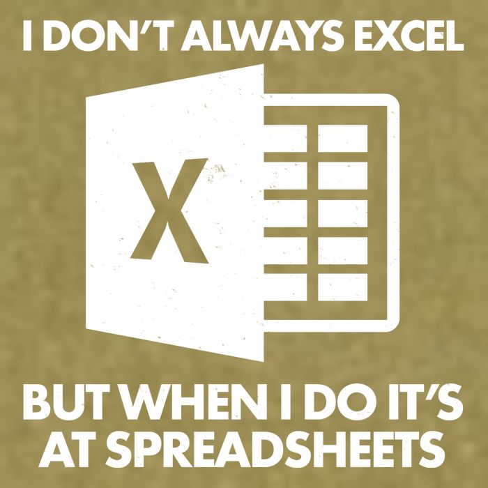 Funny I Don't Always Excel But When I Do It's At Spreadsheets Garment-Dyed Women's Muscle Tee