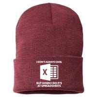 Funny I Don't Always Excel But When I Do It's At Spreadsheets Sustainable Knit Beanie