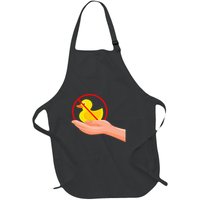 Funny I Dont Give A Duck No Ducks Given Sarcastic Full-Length Apron With Pockets