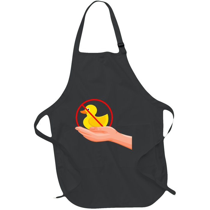 Funny I Dont Give A Duck No Ducks Given Sarcastic Full-Length Apron With Pockets
