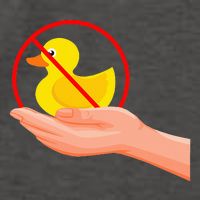 Funny I Dont Give A Duck No Ducks Given Sarcastic Vector Backpack