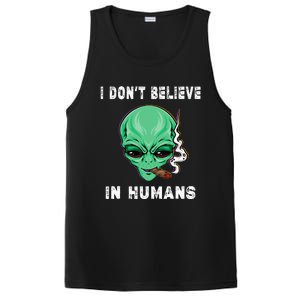 Funny I Dont Believe In Humans Sarcasm Funny PosiCharge Competitor Tank