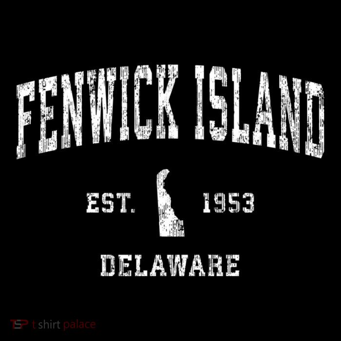 Fenwick Island Delaware De Vintage Athletic Sports Tall T-Shirt