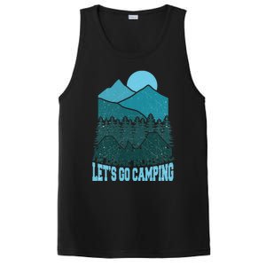 Funny Im Done Nursing Lets Go Camping Nurse Cute Gift PosiCharge Competitor Tank