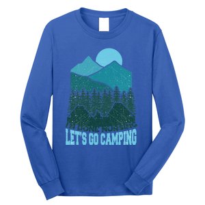 Funny Im Done Nursing Lets Go Camping Nurse Cute Gift Long Sleeve Shirt