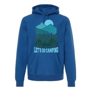 Funny Im Done Nursing Lets Go Camping Nurse Cute Gift Premium Hoodie