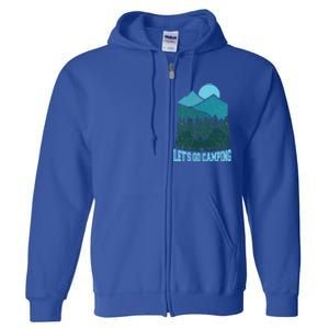 Funny Im Done Nursing Lets Go Camping Nurse Cute Gift Full Zip Hoodie