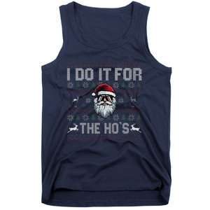 Funny I Do It For The Hos Xmas Santa Clause Saying Christmas Tank Top