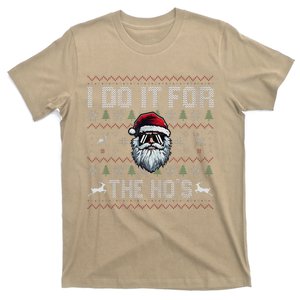 Funny I Do It For The Hos Xmas Santa Clause Saying Christmas T-Shirt