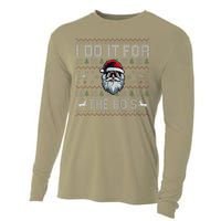 Funny I Do It For The Hos Xmas Santa Clause Saying Christmas Cooling Performance Long Sleeve Crew