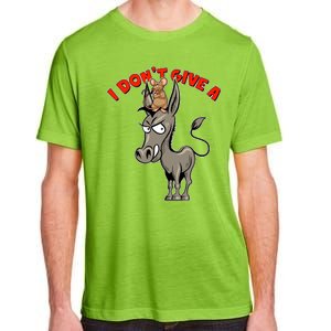 Funny I Don't Give A Rat's Ass Adult ChromaSoft Performance T-Shirt