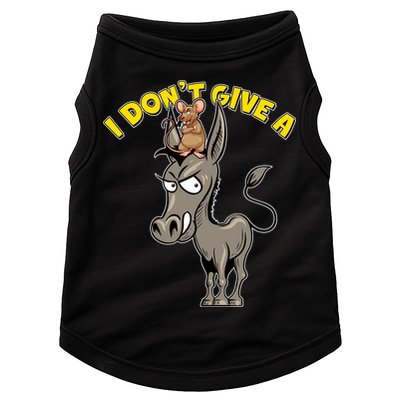 Funny I Don't Give A Rat's Ass Doggie Tank