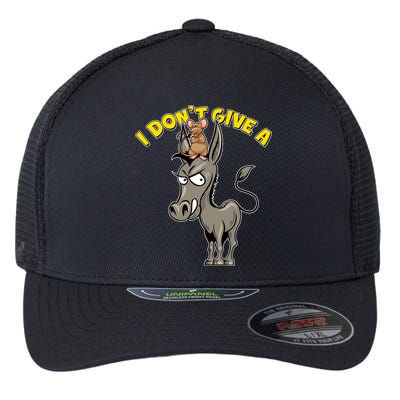 Funny I Don't Give A Rat's Ass Flexfit Unipanel Trucker Cap