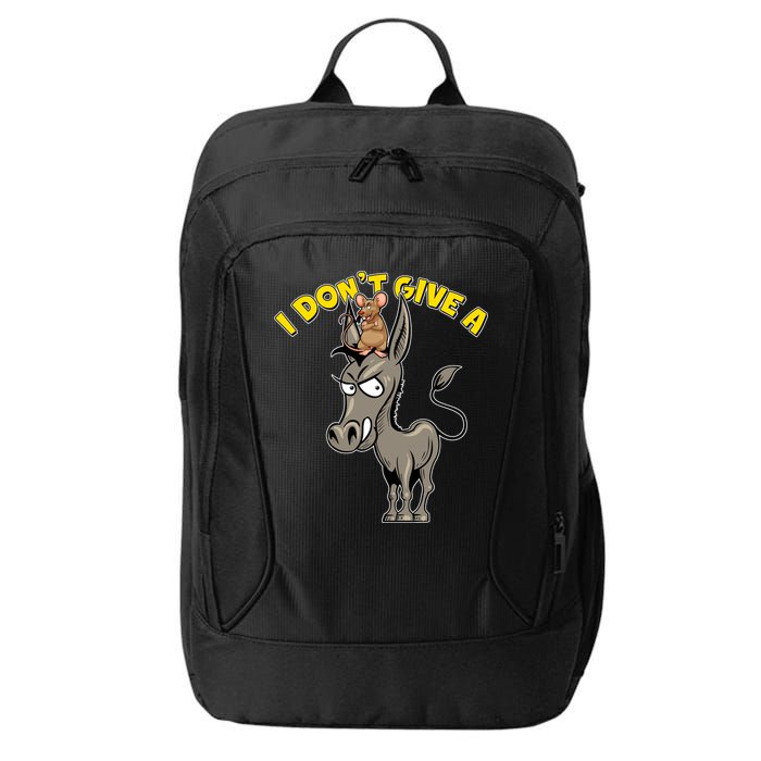 Funny I Don't Give A Rat's Ass City Backpack