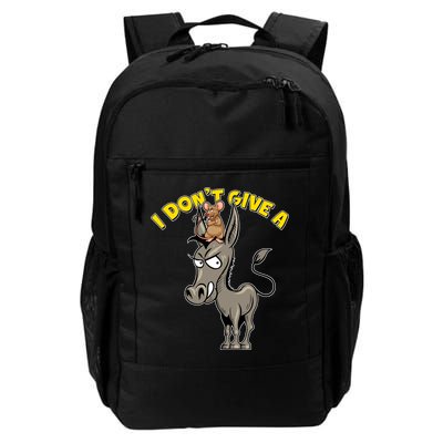 Funny I Don't Give A Rat's Ass Daily Commute Backpack