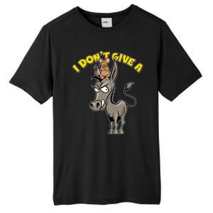 Funny I Don't Give A Rat's Ass Tall Fusion ChromaSoft Performance T-Shirt