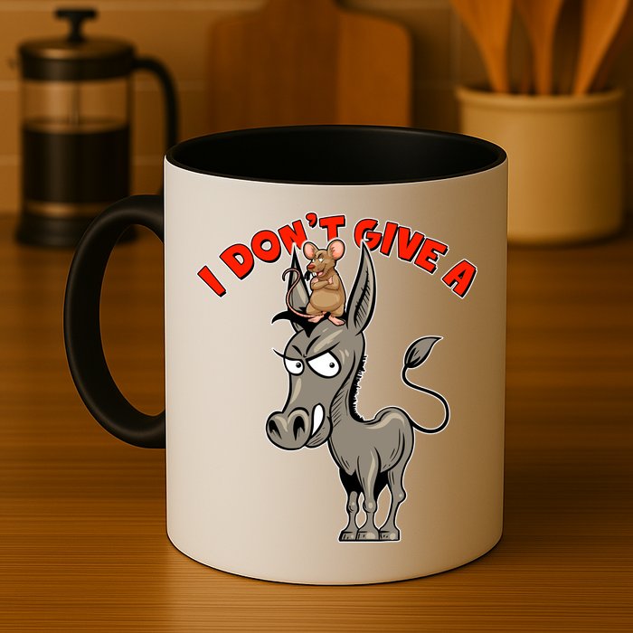 Funny I Don't Give A Rat's Ass Mug