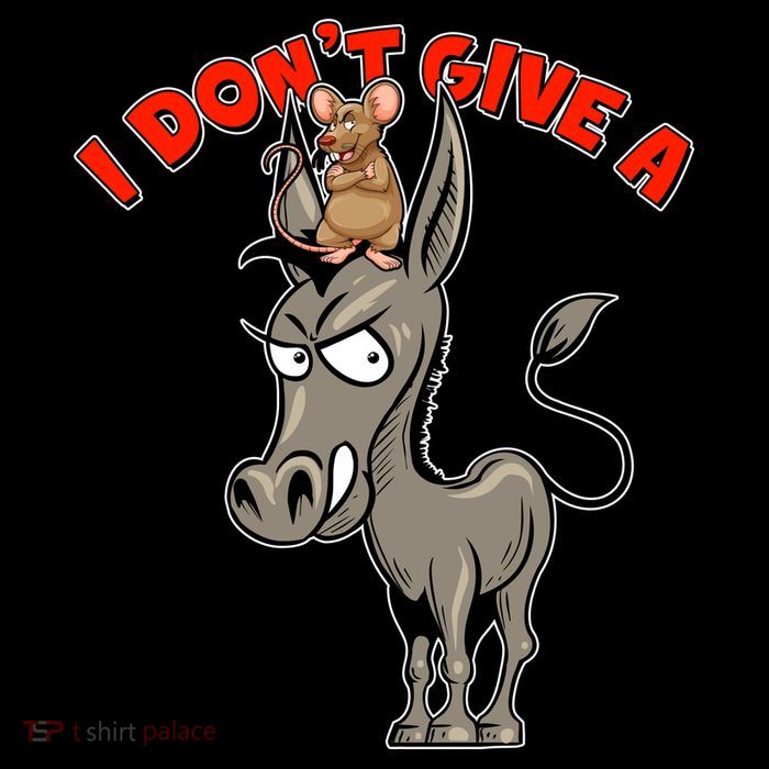 Funny I Don't Give A Rat's Ass Mug