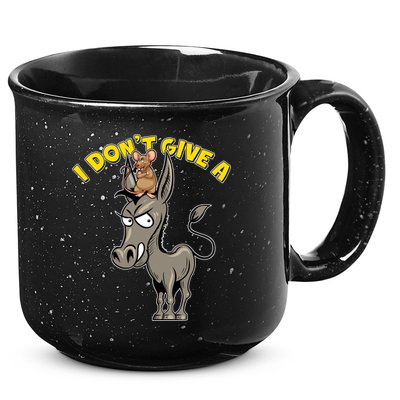 Funny I Don't Give A Rat's Ass 15oz Campfire Ceramic Mug