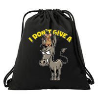 Funny I Don't Give A Rat's Ass Drawstring Bag