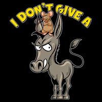 Funny I Don't Give A Rat's Ass 16 in Basic Backpack