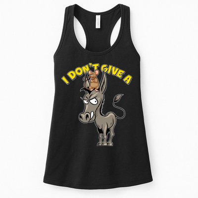 Funny I Don't Give A Rat's Ass Womens Tank Top