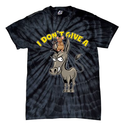Funny I Don't Give A Rat's Ass Tie-Dye T-Shirt