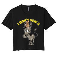 Funny I Don't Give A Rat's Ass Crop Top