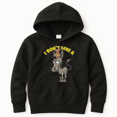 Funny I Don't Give A Rat's Ass Kids Hoodie