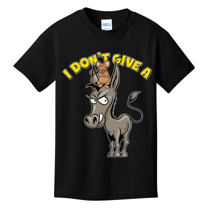 Funny I Don't Give A Rat's Ass Kids T-Shirt